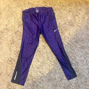 Purple nike Capri leggings